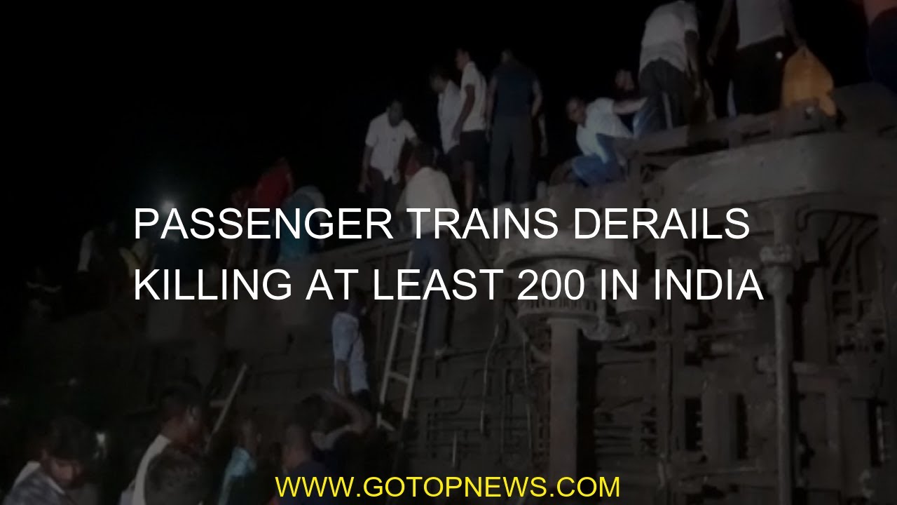 Passenger Trains Derails Killing At Least 200 In India - YouTube