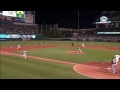 oak@cle giambi hits a two out two run single