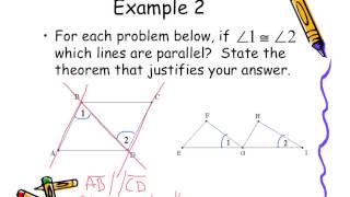 5.2 Proving Lines Parallel - Honors Geometry