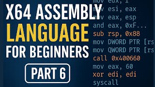 X64 Assembly Language For Beginners: 6. MOV Instruction moving data in and out of RAM