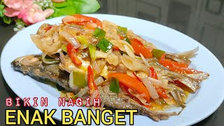 TERENAK ⁉️ RESEP MASAK IKAN KEMBUNG SAUS TIRAM FAVORIT KELUARGA ENAK NYA BIKIN SUAMI KETAGIHAN