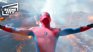 Spider-Man Homecoming: Ferry Fight Scene (TOM HOLLAND, MICHAEL KEATON SCENE) | With Captions