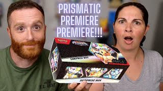 Pokemon Prismatic Evolutions Suprise Box \u0026 Mini Tin Premiere