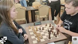 WFM Fatality (1915) vs CM V. Mikhailovsky (2305). Chess Fight Night. CFN. Blitz