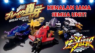 BREAK GO! GA! LIST UNIT! Bandai dan Thunder machines | Kenalan sama mainan 4WD penerus crush gear