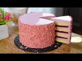 Cup measure / Beautiful Raspberry whipped cream cake Recipe / Raspberry Jam / vanilla sponge cake