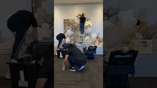 How to create a sequin wall or shimmer wall party backdrop #decoration #party #backdrop #birthday