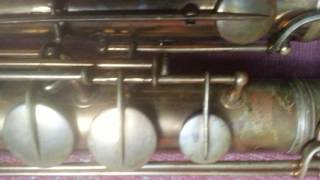 high E - side C mechanism Conn 1940 Bass Saxophone