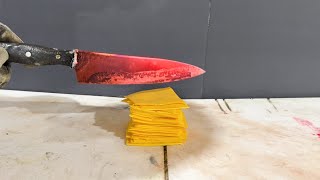 1 billion degree knife vs cheese