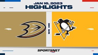 NHL Highlights | Ducks vs. Penguins - January 16, 2023