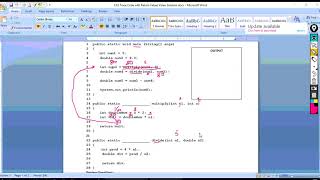 Ch 5 Trace Code with Return Values Solution