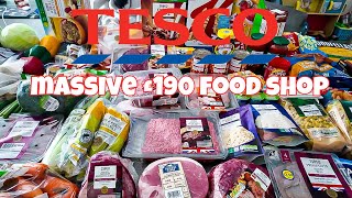 Tesco Food Shop | HUGE UK Grocery Haul #groceryhaul #tescohaul #whatsfordinner #ukfood #ukfoodie