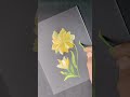 yellow flower shortsvideo viralshort brushstrokes art flowers artisticalisha