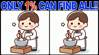 【Spot & Find The Differences】💫 HARD Brain Exercise: Enhance Your Vision in 10 Minutes【Find 3】