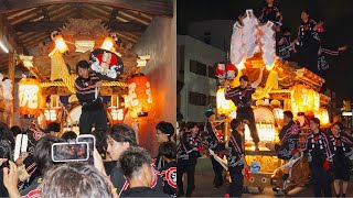 令和6年 泥堂町 蔵入れ 平野郷夏祭り前夜祭 平野郷杭全神社夏祭り だんじり祭