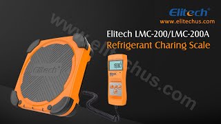 Elitech LMC-200 \u0026 LMC-200A Refrigerant Electronic Charging/Recover Scale 220 Lbs