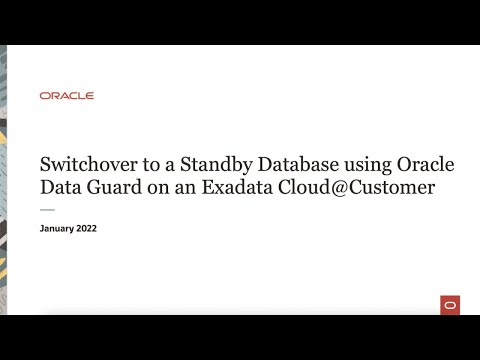 Perform Switchover to a Standby Database using Oracle Data Guard on Exadata Cloud@Customer
