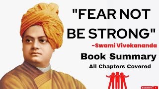 "Fear not Be strong"| swami vivekananda | book summary