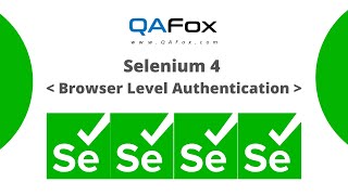 Selenium 4 - Browser level Authentication Using BiDi APIs