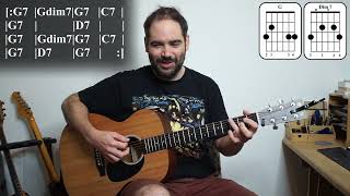 Deep River Blues  - Flatpicked Guitar Lesson (in G)