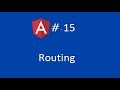 Angular 2 | Tutorial 15 | Routing | TutorialsPoint