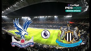 Crystal Palace vs Newcastle United | Premier League 2022/23 | eFootball PES Gameplay