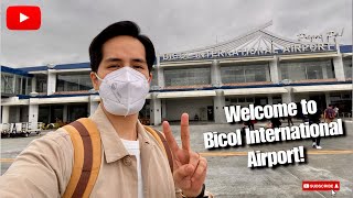 My first time to arrive as pax at Bicol International Airport last February 19, 2022 #VlogMQ 76