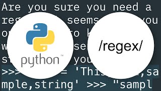 Python match a string with regex