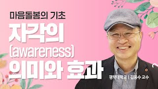 마음돌봄 기초! 신체, 정서, 인지, 기억을 알아차리는 자각(Awareness)의 개념과 이해 | 김용수 교수