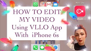 VLLO Tutorial - Basic Video Editing using iPhone 6s // Nenz
