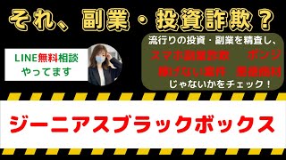 【失敗談】ジーニアスブラックボックスを試してみたが、全く効果なし？