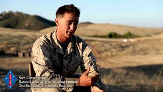 1st Marine Division conduct live-fire drills Range 800 to facilitate training infantry platoons