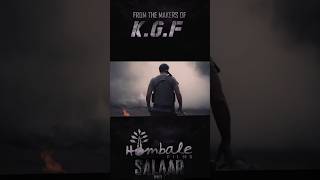 Happy Birthday salaar । salaar Cease Fire । Prabhas । Hombale Films #HBO salaar #shorts 100 M+ views
