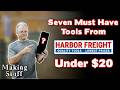 Seven Harbor Freight Must Have Tools For Any Shop - Under $20 #harborfreight