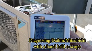 Using a cheap scope to diagnose and repair Daikin and Mitsubishi mini splits