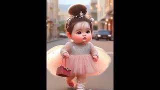 Beautiful baby modeling 💕 #ai #aiart#cute #kawaii #baby #fyp#shorts #yt #fashion