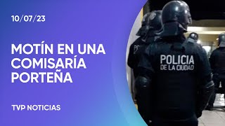 CABA: policías heridos y destrozos por un motín en una comisaría