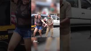 Rakhi Sawant dancing with autowala in her new song Dream mein entry .