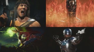 Mortal Kombat 11: All Characters Outro Win | Victory Screen Animations [+ DLC's]