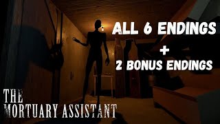 The Mortuary Assistant - All Endings | Art Plays