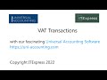 VAT Transactions with Universal Accounting Software - https://www.uni-accounting.com/versions