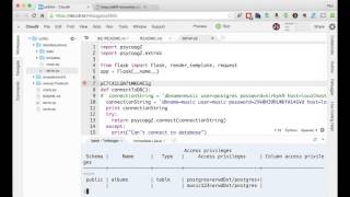 PostgreSQL and Flask: Using the psycopg2 adapter