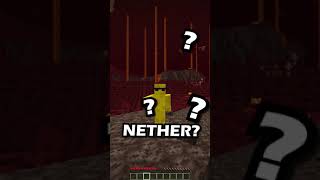 minecraft but i can't touch the color red 😱 #shorts