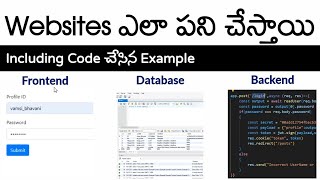 Learn how websites are built in 10 minutes in Telugu | Websites ఎలా పని చేస్తాయి | Vamsi Bhavani