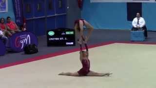 Kathleen Kitty Davis and Katarina Partalas 2014 Acrobatic World Championships