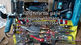 hàng Nhật bãi thanh lý giá rẻ,qua sử lý vệ sinh sạch sẽ,video ngày19 tháng 7 năm2023 zalo 0988863564