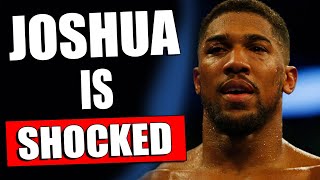 ANTHONY JOSHUA IS SHOCKED! Alexander Usyk BECAME THE FAVORITE IN THE REMATCH WITH Joshua / Fury Usyk