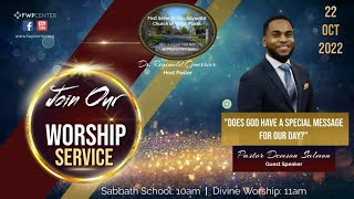 FWPCenter - Guest Speaker, Pastor Desmon Salmon - Worship Experience - October 22, 2022