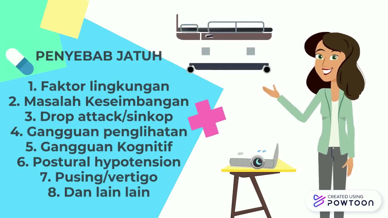 EDUKASI KESEHATAN PENCEGAHAN JATUH BAGI PASIEN DAN KELUARGA - YouTube