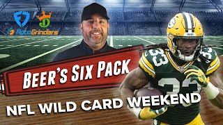 Favorite Value Plays + Rams! | DraftKings & FanDuel NFL Wild Card Picks - Beer's DFS 6 Pack